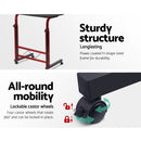 Portable Adjustable Wooden Latpop Stand - Black - Coll Online