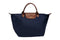 Longchamp Le Pliage Original Top-Handle Handbag (Medium, Navy)