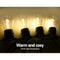 Jingle Jollys 95m LED Festoon String Lights 100 Bulbs Kits Wedding Party Christmas S14 - Coll Online