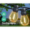 Jingle Jollys 59m LED Festoon String Lights 60 Bulbs Kits Wedding Party Christmas S14 - Coll Online