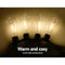 Jingle Jollys 41m LED Festoon String Lights 40 Bulbs Kits Wedding Party Christmas ST64 - Coll Online