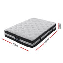 Giselle Bedding Lotus Tight Top Pocket Spring Mattress 30cm Thick Double