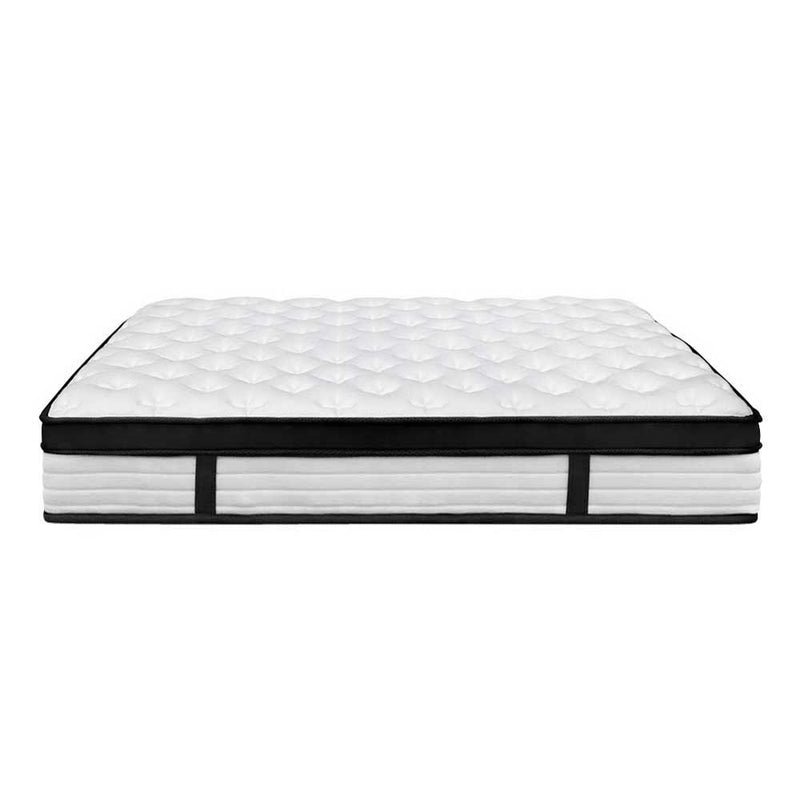 Giselle Bedding Devon Euro Top Pocket Spring Mattress 31cm Thick Queen