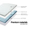 Giselle Bedding Cool Gel Memory Foam Mattress Topper Bamboo Cover 5CM 7-Zone Double - Coll Online