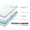 Giselle Bedding Cool Gel Memory Foam Mattress Topper Bamboo Cover 5CM Double - Coll Online