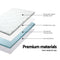 Giselle Bedding COOL GEL Memory Foam Mattress Topper BAMBOO Cover Queen 5CM Mat - Coll Online