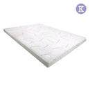 Giselle Bedding King Size 8cm Cool Gel Memory Foam Mattress Topper - Coll Online