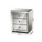 Artiss Mirrored Bedside table Drawers Furniture Mirror Glass Presia Smoky Grey - Coll Online