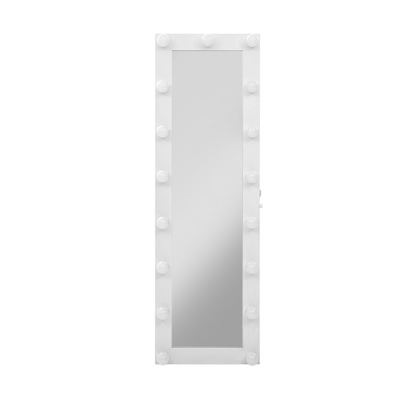 Embellir Full Length Mirror Floor Standing Makeup Wall 1.6M Light Bulbs Mirror - Coll Online