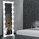 Embellir Full Length Mirror Floor Standing Makeup Wall 1.6M Light Bulbs Mirror - Coll Online