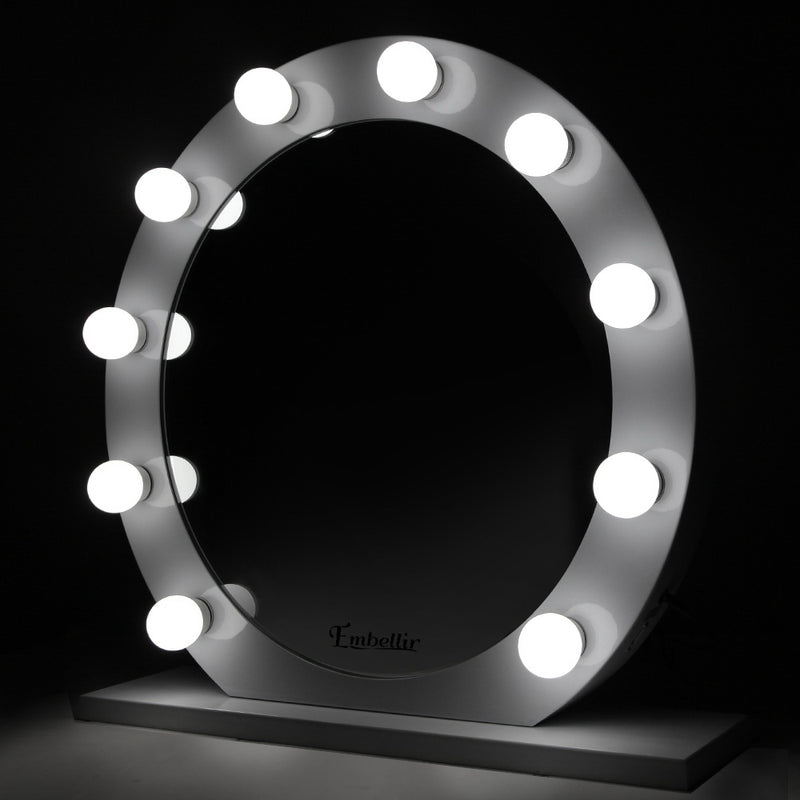 Embellir Make Up Mirror with LED Lights - White - Coll Online