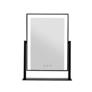 Embellir LED Makeup Mirror Hollywood Standing Mirror Tabletop Vanity Black - Coll Online