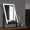 Embellir LED Makeup Mirror Hollywood Standing Mirror Tabletop Vanity Black - Coll Online