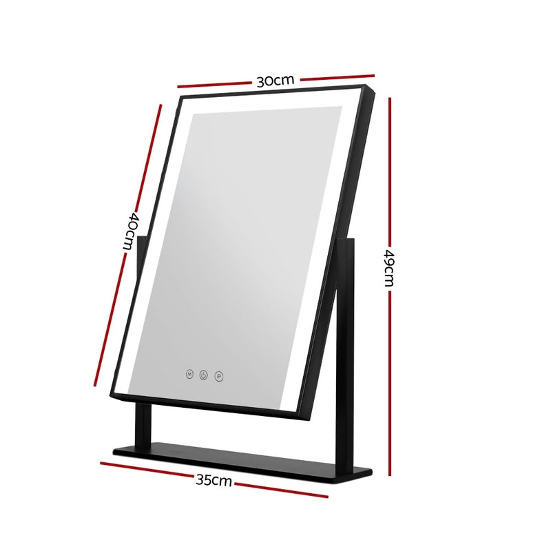 Embellir Hollywood Makeup Mirror With Light LED Strip Standing Tabletop Vanity - Coll Online