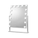 Embellir Hollywood Makeup Mirror with 15 Dimmable Bulb Lighted Dressing Mirror - Coll Online