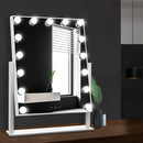 Embellir Hollywood Makeup Mirror with 15 Dimmable Bulb Lighted Dressing Mirror - Coll Online