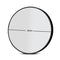 Embellir Round Wall Mirror 50cm Makeup Bathroom Mirror Frameless - Coll Online