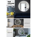 Embellir 60CM LED Wall Mirror Bathroom Light Decorative Round Large Mirrors - Coll Online
