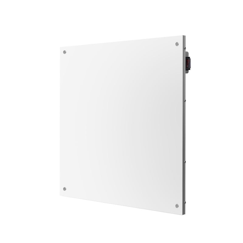 Devanti 450W Metal Wall Mount Panel Heater Infrared Slimline Portable Caravan White - Coll Online