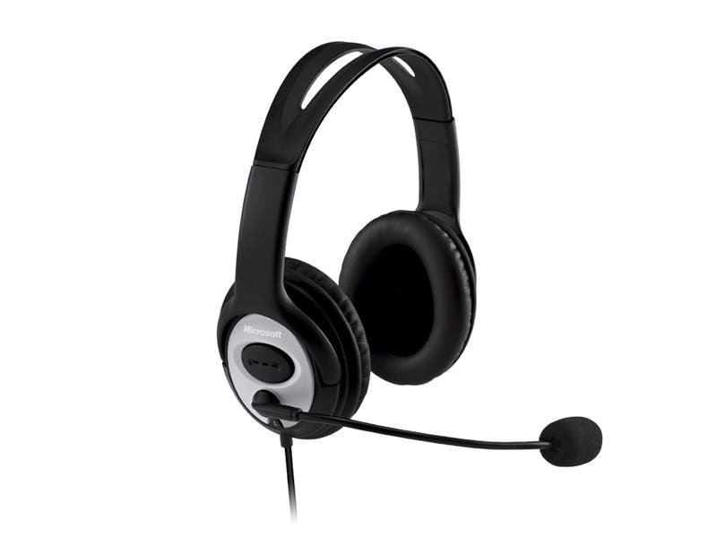 NEW Microsoft Headset Lifechat LX-3000 Black 17.8 x 16.2 x 7.9cm PC Headsets