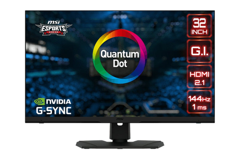 MSI Optix 32" UHD 4K 144Hz G-Sync 1ms Gaming Monitor (MPG321UR-QD)