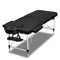 Zenses 2 Fold Portable Aluminium Massage Table - Black - Coll Online