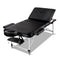 Zenses 70cm Wide Portable Aluminium Massage Table 3 Fold Treatment Beauty Therapy Black - Coll Online