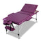 Zenses 3 Fold Portable Aluminium Massage Table Massage Bed Beauty Therapy Purple 75cm - Coll Online