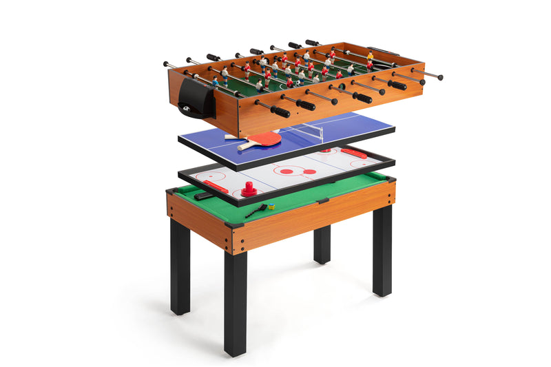 4-in-1 Game Table, Foosball, Table Tennis, Pool, Table Hockey