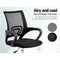 Artiss Office Chair Gaming Chair Computer Mesh Chairs Executive Mid Back Black - Coll Online