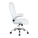 PU Leather Executive Office Desk Chair - White