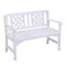 Gardeon Wooden Garden Bench 2 Seat Patio Furniture Timber Outdoor Lounge Chair White - Coll Online