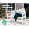 Gardeon Wooden Garden Bench Chair Natural Outdoor Furniture Décor Patio Deck 3 Seater - Coll Online