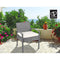 Gardeon Outdoor Furniture Bistro Wicker Chair Grey - Coll Online