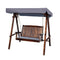 Gardeon Swing Chair Wooden Garden Bench Canopy 2 Seater Outdoor Furniture - Coll Online