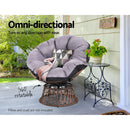 Gardeon Papasan Chair - Brown - Coll Online