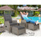 Gardeon Recliner Chairs Sun lounge Outdoor Setting Patio Furniture Garden Wicker