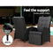 Gardeon Recliner Chairs Sun lounge Setting Outdoor Furniture Patio Wicker Sofa