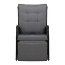 Gardeon Recliner Chair Sun lounge Setting Outdoor Furniture Patio Wicker Sofa