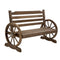 Gardeon Park Bench Wooden Wagon Chair Outdoor Garden Backyard Lounge Furniture - Coll Online