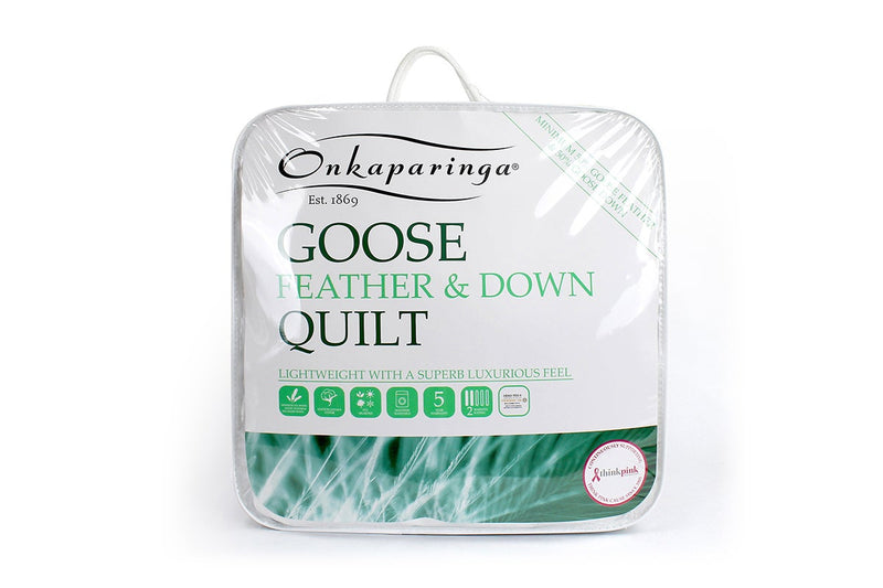 Onkaparinga Goose Feather & Down 50/50 Quilt (Queen)