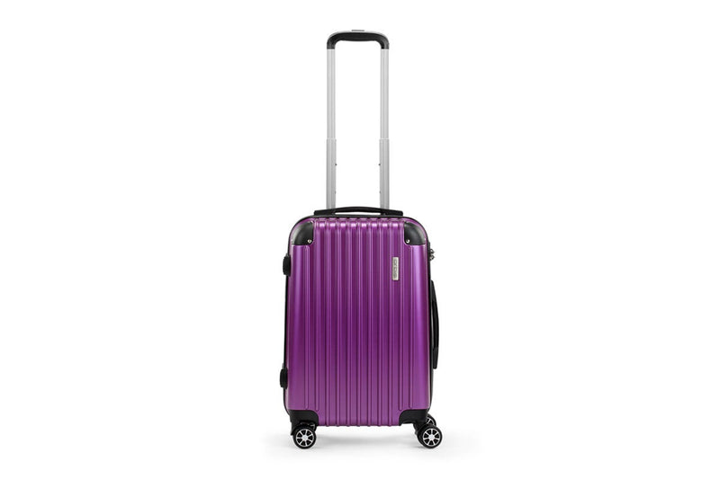 Orbis 20" Tahiti Spinner Luggage Suitcase (Electric Purple)