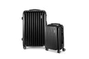 Orbis 2-Piece Tahiti Spinner Luggage Suitcase Set (Black)