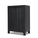 Gardeon Outdoor Storage Cabinet Cupboard Lockable Garden Sheds Adjustable Black