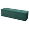 Artiss Storage Ottoman Blanket Box Velvet Foot Stool Rest Chest Couch Green - Coll Online
