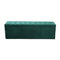 Artiss Storage Ottoman Blanket Box Velvet Foot Stool Rest Chest Couch Green - Coll Online