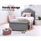 Keezi Storage Ottoman Kids Foot Stool Blanket Box Toy Sofa Chair Bed Fabric GY