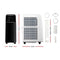 Devanti Portable Air Conditioner Cooling Mobile Fan Cooler Dehumidifier White 2500W - Coll Online