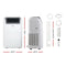 Devanti Portable Air Conditioner Cooling Mobile Fan Cooler Dehumidifier Window Kit White 3300W - Coll Online