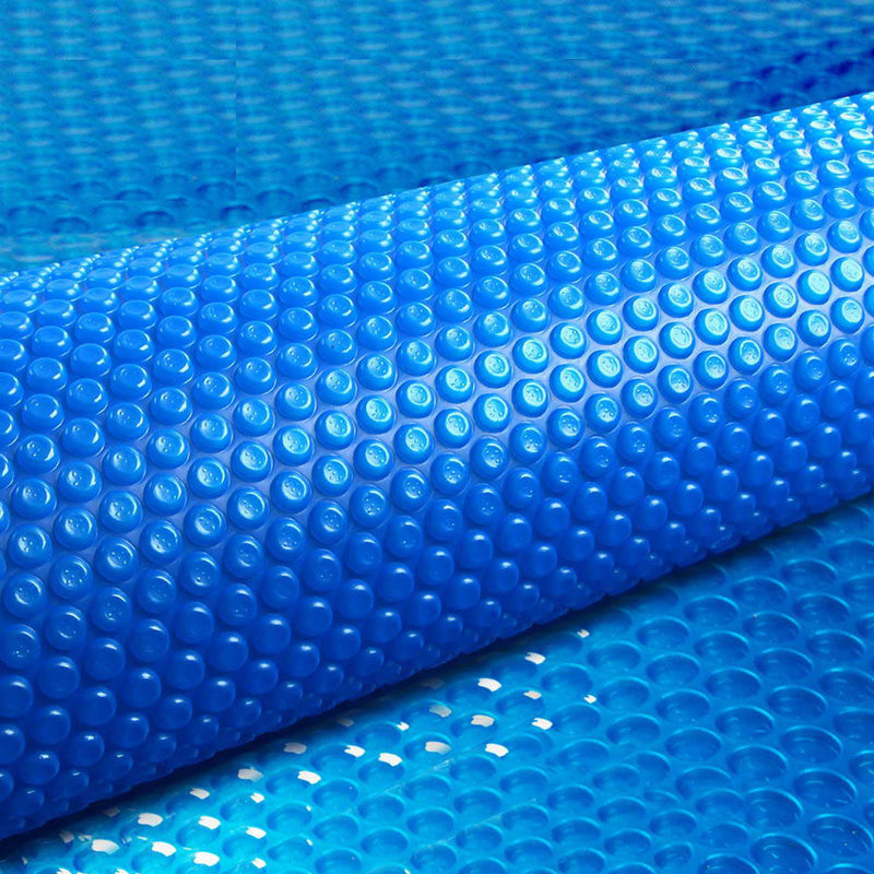 Aquabuddy 8M X 4.2M Solar Swimming Pool Cover 400 Micron Outdoor Bubble Blanket - Coll Online